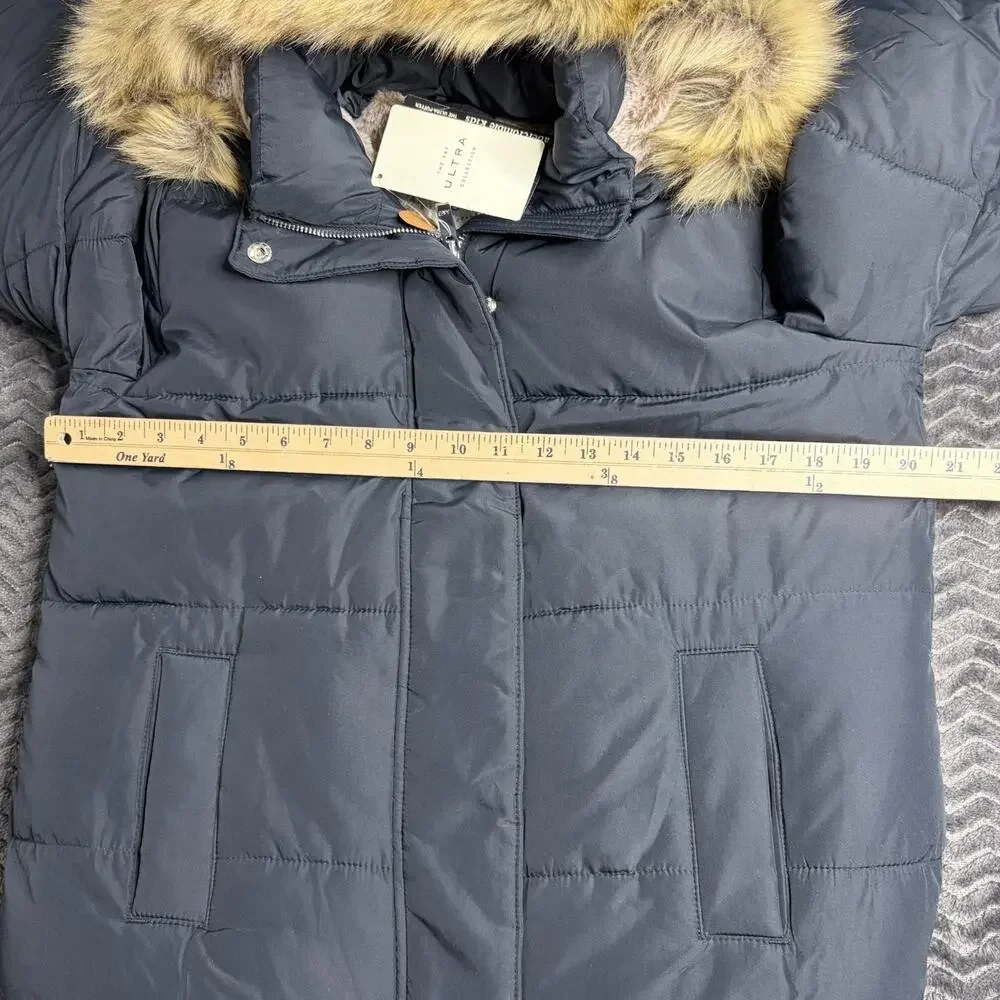 Abercrombie & Fitch Kids Ultra Puffer Jacket black size 15/16 NWT